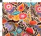 Colorful Floral Modern Funky Maximalist Leaves Botanical Contemporary Playful Spring Summer Abstract Shapes Custom Printed Fabric by Spoonflower Various Fabrics by the Yard or Fat Quarter
